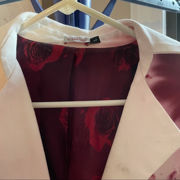 Hand Tie dyed vintage blazer jacket - Picture 10 of 16